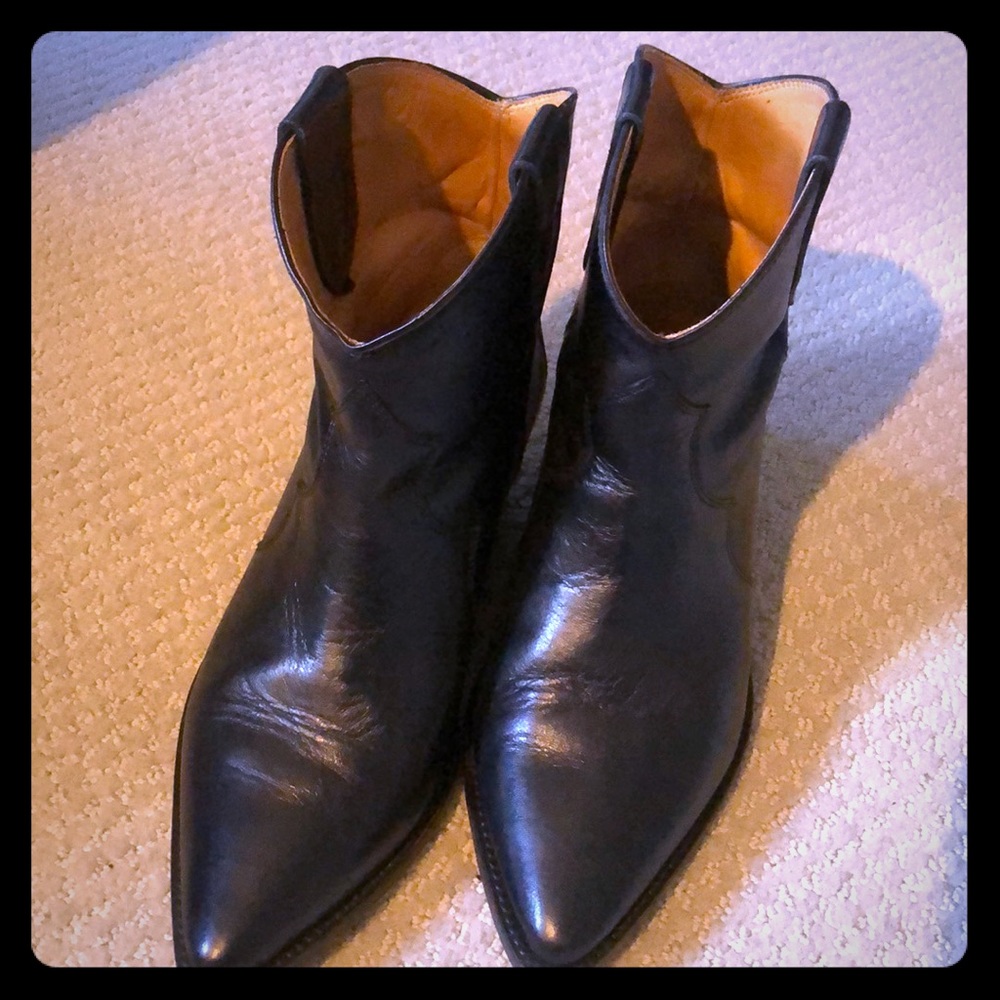 Isabel Marant Black western ankle boots 39